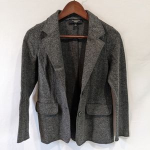 Talbot's Petites size 2 Charcoal Wool Blend Blazer